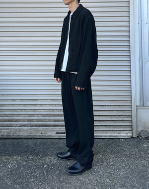 COMOLI コモリ｜ シルクネップ ドローストリングパンツ D01-03008｜GEA