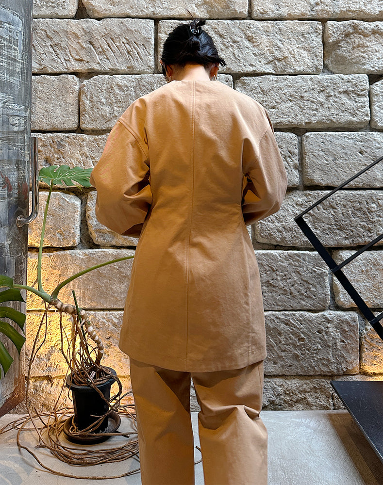 
                  
                    Load image into Gallery viewer, WASHED FINX CHINO HALF COAT / 314178251001
                  
                