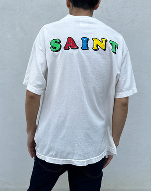SAINT Mxxxxxx セントマイケル｜JR_SS T-SHIRT/DESTROY/WHITE SM-MK8