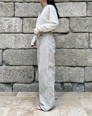 AURALEE オーラリー｜Women GARMENT-DYED FINX CORDUROY 5P WIDE PANTS