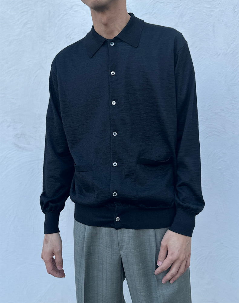 BATONER バトナー｜Men CHOMA POLO CARDIGAN BN-26SM-059｜GEA