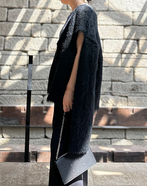 題名　PERVERZE パーバーズ シアーカーディガン25SS セール】Double Sheer Cardigan（カーディガン/ボレロ