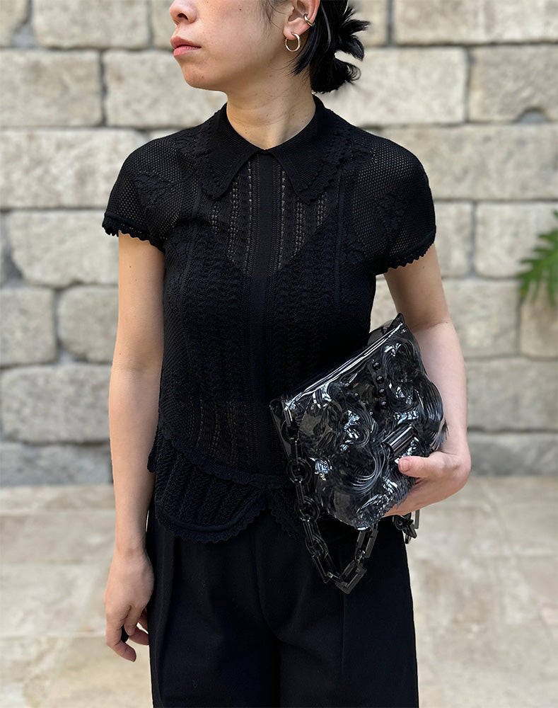 Mame Kurogouchi マメ クロゴウチ｜Transparent Sculptural Mini Chain