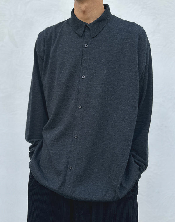 COMOLI / ウール 衿つきカーディガン / C03-06011 – satoseni online