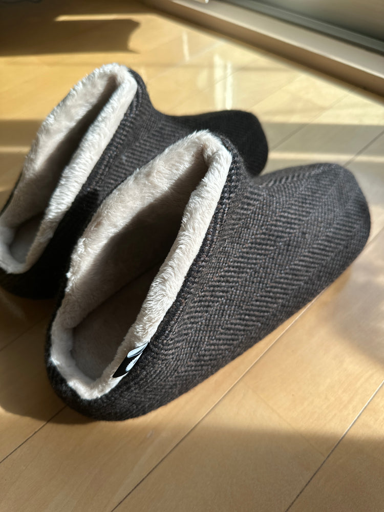 
                  
                    Load image into Gallery viewer, 《ABE HOME SHOES×GEA》ハイカットボア+GEA ヘリンボーン / 903483253010
                  
                