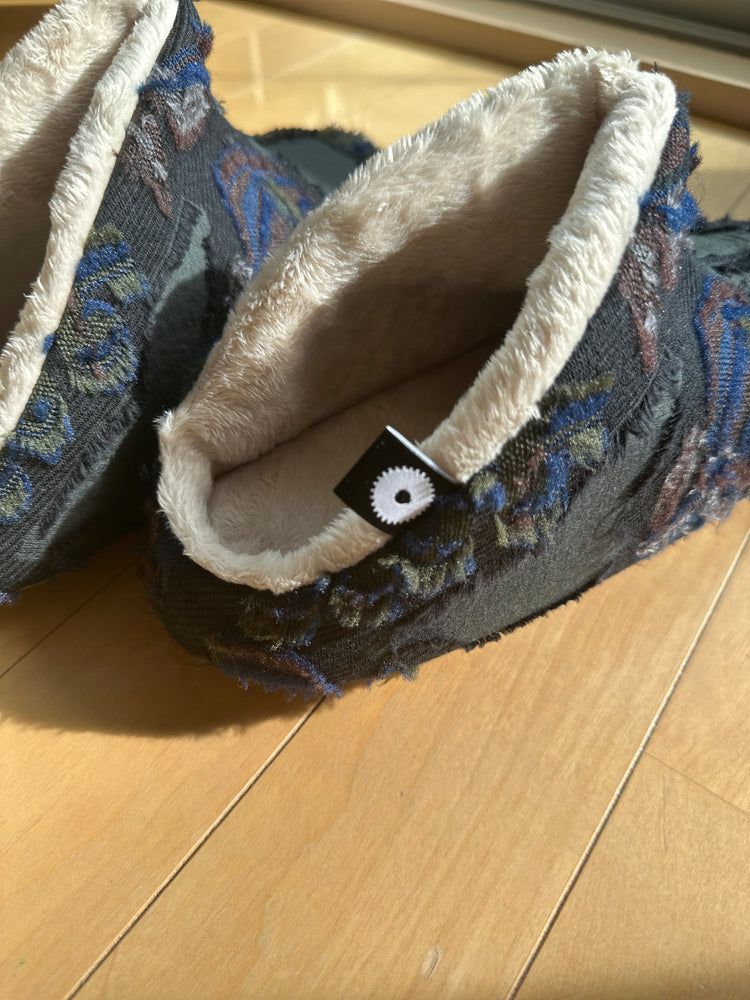 
                  
                    Load image into Gallery viewer, 《ABE HOME SHOES×GEA》ハイカットボア+GEA フリンジジャガード/ 903483253008
                  
                