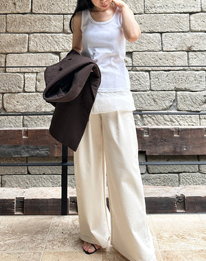 SALE】ニットワイドパンツ / BDH13007WA – satoseni online store