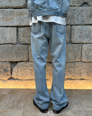 AURALEE オーラリー｜Men FADED SELVEDGE LIGHT DENIM PANTS A26SB01DE