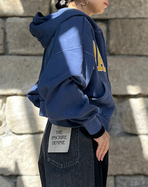 INSCRIRE アンスクリア｜Navy Zip Hoodie I25AW-BC113｜GEA – satoseni