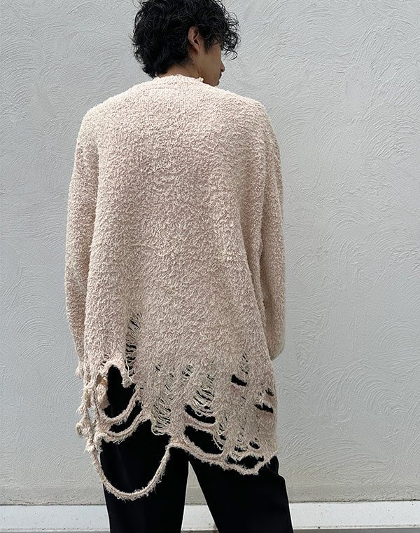 
                  
                    Load image into Gallery viewer, ZOMBIE SILHOUETTE KNIT PULLOVER / 301175242002
                  
                