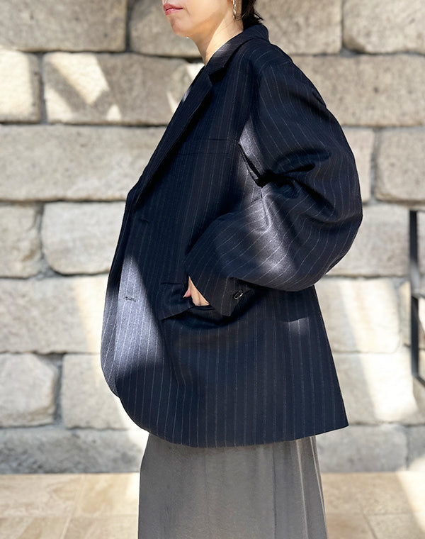 Oblada / UNCONSTRUCTION JACKET (STRIPE) / 313136252001 – satoseni