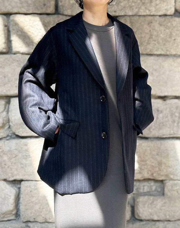 Oblada / UNCONSTRUCTION JACKET (STRIPE) / 313136252001 – satoseni