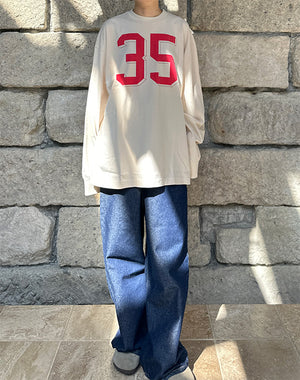 アンスクリア　ユニフォーム INSCRIRE アンスクリア｜No.35 Long Sleeve Loose Fit I25AW-BC127