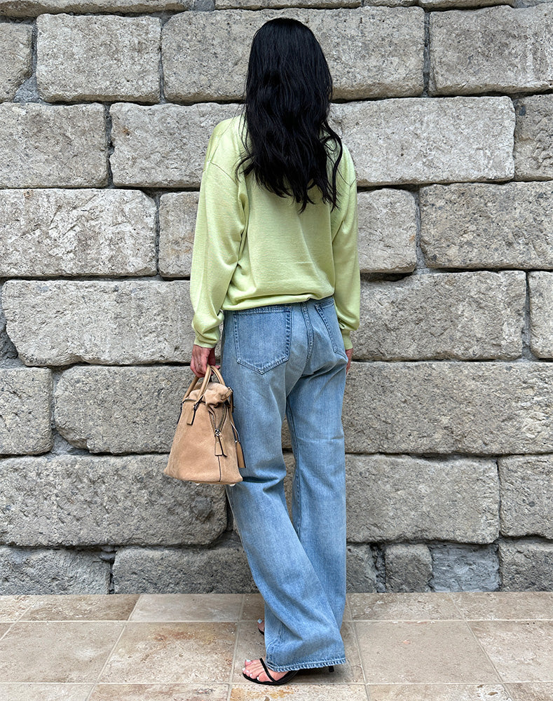 AURALEE オーラリー｜Women FADED SELVEDGE LIGHT DENIM PANTS