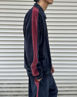 NEEDLES / Side Line Pullover Shirt - C/PE Velour / 312332252002