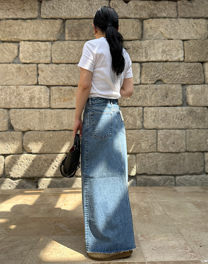Olympia Denim Skirt デニムスカート【THE TOE】 Olympia Denim Skirt