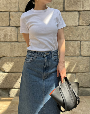 Oblada オブラダ｜BUDDY DENIM SKIRT(BLUE)｜GEA – satoseni online
