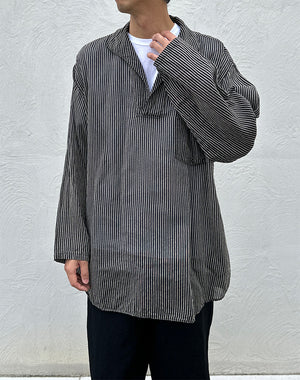 COMOLI スキッパーシャツ COMOLI / ストライプ スキッパーシャツ / D01-02018 – satoseni online