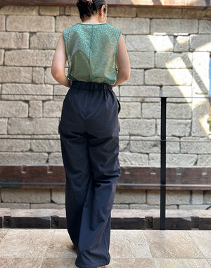 Mame Kurogouchi マメ クロゴウチ｜Nylon Typewriter Trousers｜GEA