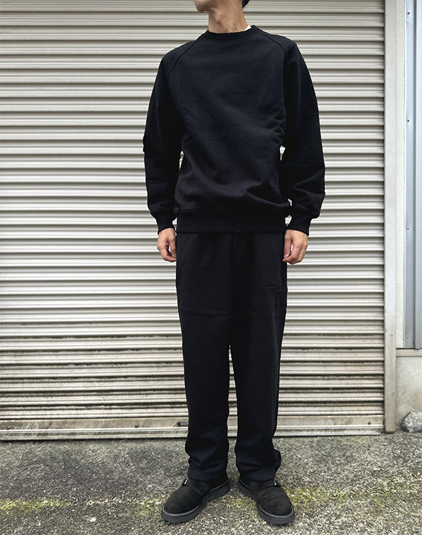 comoli スウェットサイズ3 2022AW comoli スウェット 黒 サイズ3