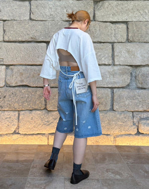 INSCRIRE アンスクリア｜Wellness Back Open Tee I26HS-BC21A｜GEA