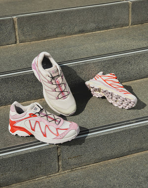 sovisoonrosettetullepeplumblouseピンク SALOMON /XT-WHISPER 