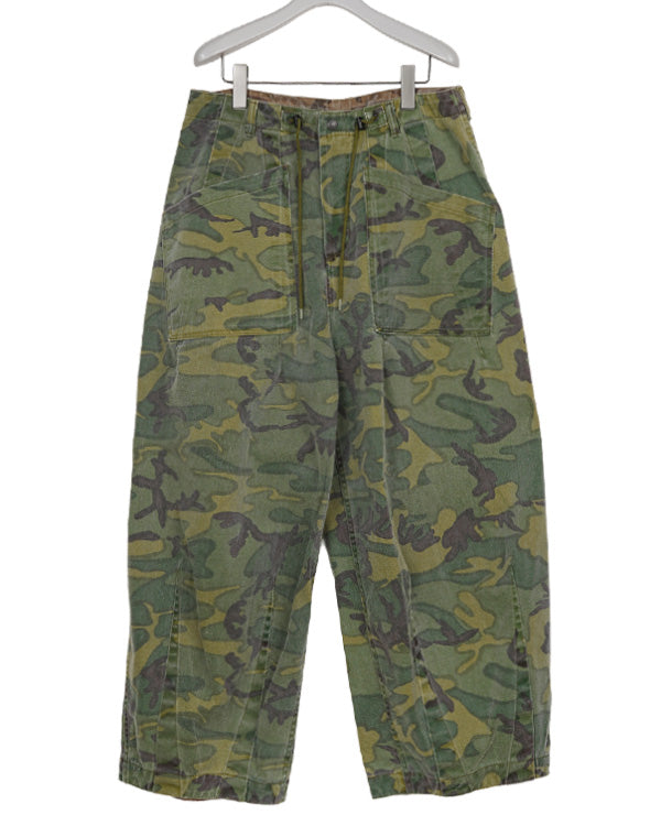 ほぼ新品 REVERSIBLE H.D. PANT - CAMO TWILL NEEDLES ニードルズ｜Reversible H.D. Pant - Camo Twill SX144｜GEA