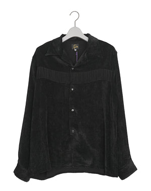 NEEDLES ニードルズ｜Fringe Open Collar Shirt - Rayon Corduroy
