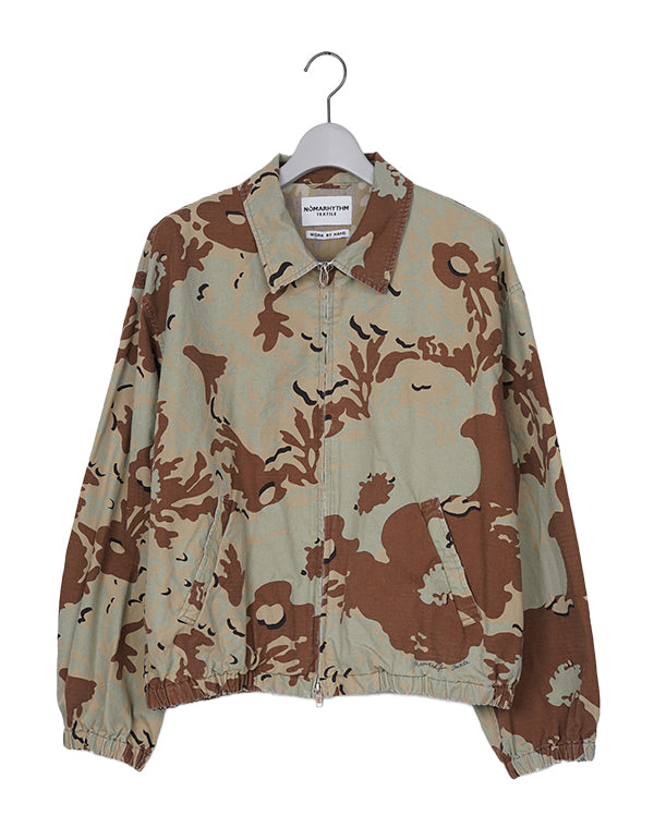 NOMARHYTHM TEXTILE ノーマリズム テキスタイル｜ Camo Flower Blouson 