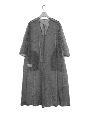 Mame Kurogouchi / Floral Jacquard Sheer Dress / MM26FW-DR002