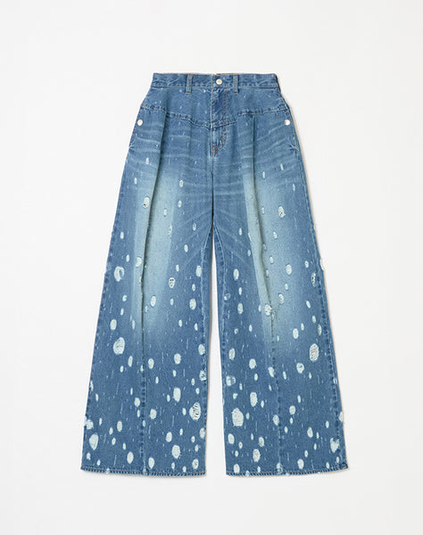 ともきち Chika Kisada チカ キサダ｜DENIM WIDE PANTS CP-26063｜GEA