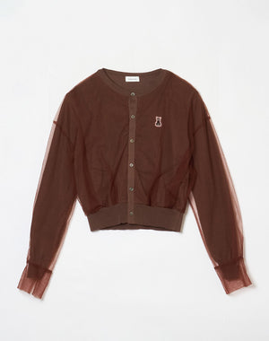 Chika Kisada / TULLE KNIT CARDIGAN / CK-26071 – satoseni online