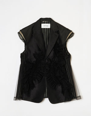 Chika Kisada / TULLE VEST / CJ-26031 – satoseni online store
