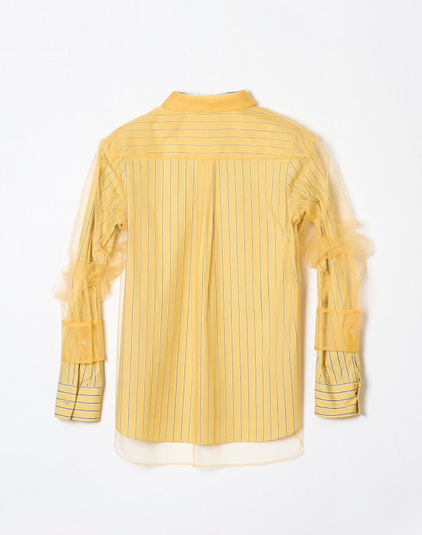 
                  
                    Load image into Gallery viewer, TULLE LAYERED SHIRT / 311297252001
                  
                