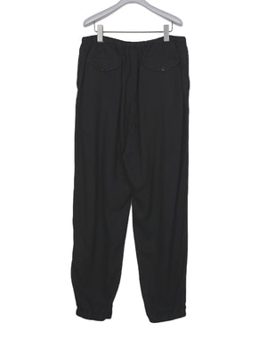 COMOLI コモリ｜ シルクネップ ドローストリングパンツ D01-03008｜GEA