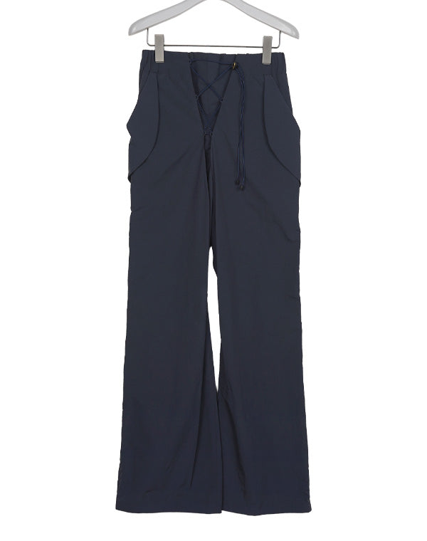 Mame Kurogouchi マメ クロゴウチ｜Nylon Typewriter Trousers MM26FW