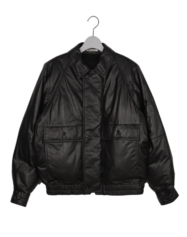 AURALEE オーラリー｜MEN FINE CALF LEATHER DOWN BLOUSON｜GEA
