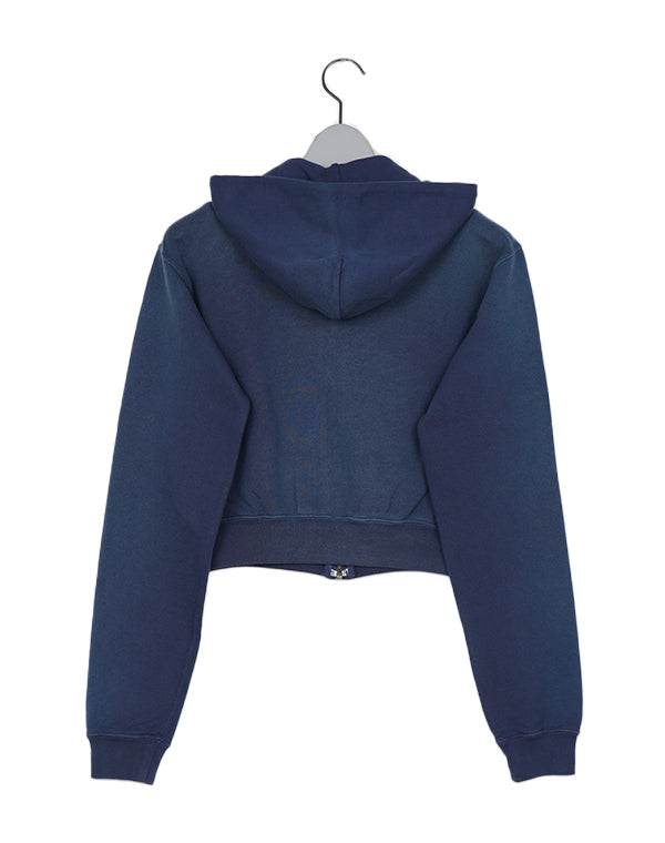 AURALEE / PRODUCT DYED PIMA LIGHT SWEAT ZIP PARKA / A25AP03MS