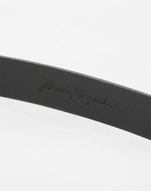 完売品　マメクロゴウチ　Cow Hide Leather Narrow Belt mame kurogouchi(マメクロゴウチ) Cow Hide Narrow Beltレザーナロー