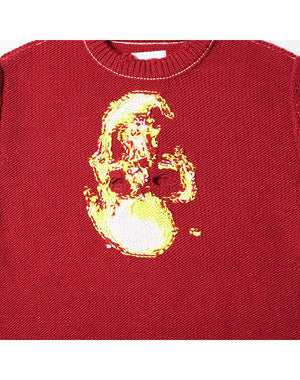 doublet ダブレット｜GLOW-IN-THE-DARK SKULL KNIT PULLOVER｜GEA