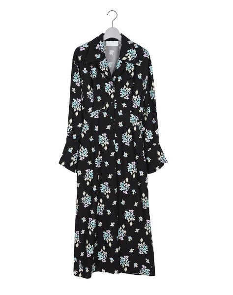 Mame Kurogouchi / Floral Motif Printed Dress / MM26SS-DR001