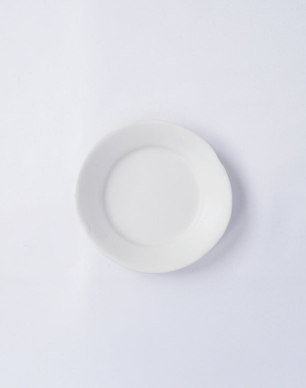 馬場勝文 / 白磁マットリム豆皿 – satoseni online store /サトウ