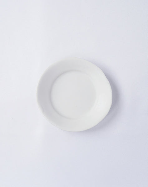 馬場勝文 / 白磁マットリム豆皿 – satoseni online store /サトウ