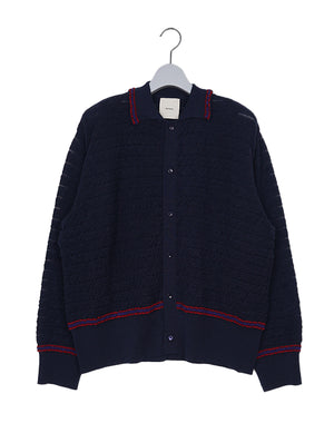 Kota Gushiken コウタグシケン｜Wrinkled Polo Cardigan KGAW25-K02