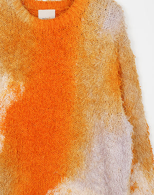 Kota Gushiken コウタ グシケン｜Tie-Dye Fluffy Pullover｜GEA