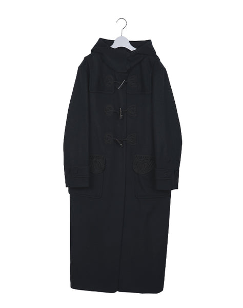 さ*ゆ様 mame kurogouchi 19AW ウールコート Mame Kurogouchi マメ クロゴウチ｜Cording Embroidery Duffle Coat