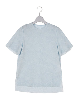 Mame Kurogouchi マメ クロゴウチ｜ Floral Jacquard Sheer Short
