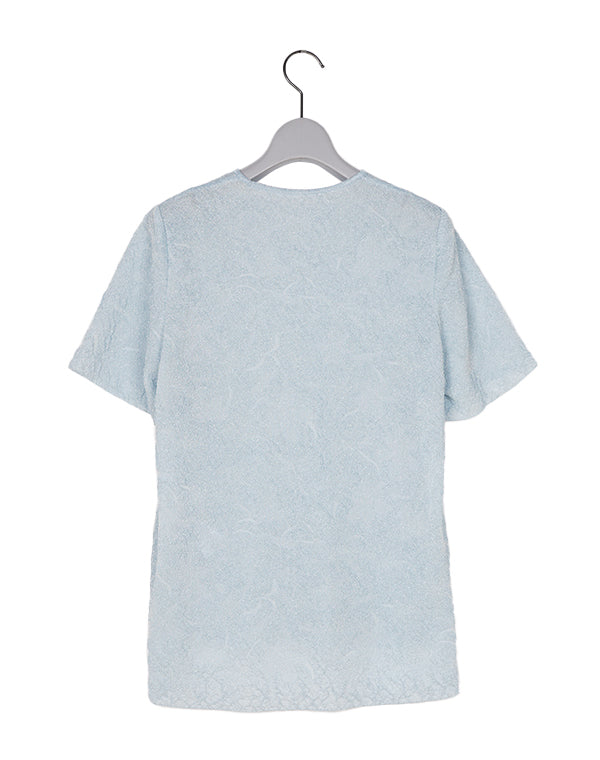 Mame Kurogouchi マメ クロゴウチ｜ Floral Jacquard Sheer Short