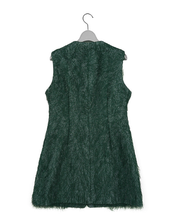 Mame Kurogouchi マメ クロゴウチ｜All-Over-Fringe Vest｜GEA