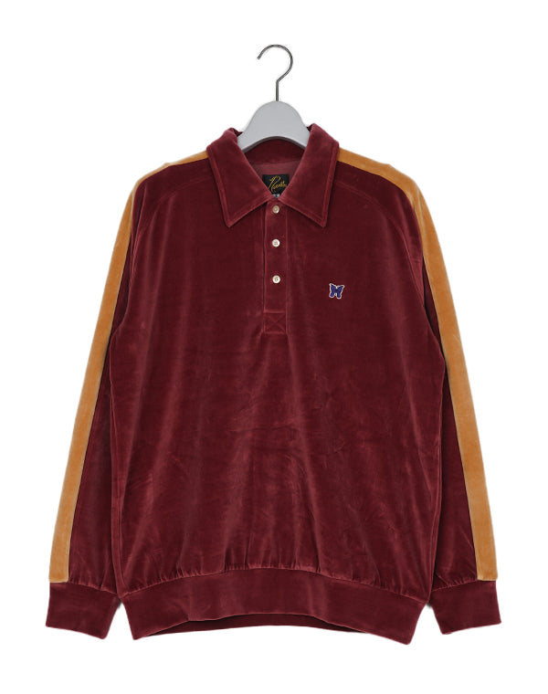 NEEDLES / Side Line Pullover Shirt - C/PE Velour